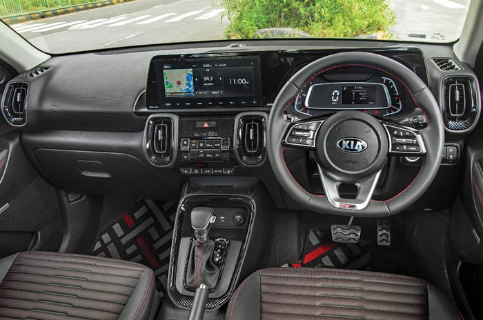 Will the new Brezza have more features than the Venue, Sonet? Kia Sonet interior